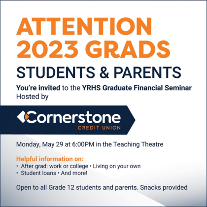 Financial Seminar for 2023 Grads